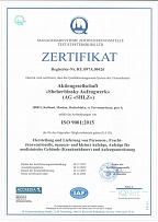 Сертификат ISO 90012015 (нем)